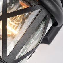 Load image into Gallery viewer, RADIANCE goods 1 Light Black Outdoor Wall Sconce 11" Tall