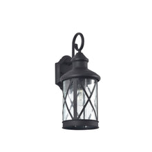 Load image into Gallery viewer, RADIANCE goods 1 Light Black Outdoor Wall Sconce 16" Tall
