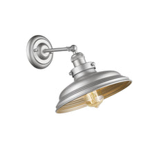 Load image into Gallery viewer, 2D001-SP10WS1 RADIANCE goods 1 Light Silver Painted Indoor Wall Sconce 10" Wide