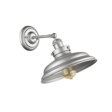Load image into Gallery viewer, 2D001-SP10WS1 RADIANCE goods 1 Light Silver Painted Indoor Wall Sconce 10" Wide