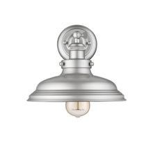 Load image into Gallery viewer, 2D001-SP10WS1 RADIANCE goods 1 Light Silver Painted Indoor Wall Sconce 10" Wide