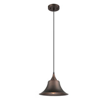 Load image into Gallery viewer, RADIANCE goods Industrial 1 Light Rubbed Bronze Ceiling Pendant 11.5" Wide