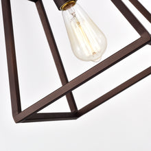 Load image into Gallery viewer, RADIANCE goods Industrial 1 Light Rubbed Bronze Ceiling Pendant 10" Wide