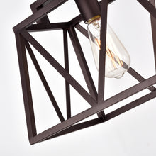 Load image into Gallery viewer, RADIANCE goods Industrial 5 Light Oil Rubbed Bronze Island Pendant 35" Wide