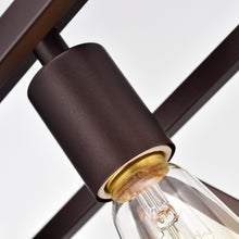 Load image into Gallery viewer, RADIANCE goods Industrial 5 Light Oil Rubbed Bronze Island Pendant 35" Wide