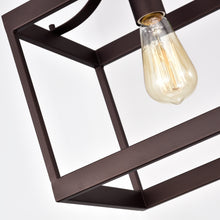 Load image into Gallery viewer, RADIANCE goods Industrial 5 Light Oil Rubbed Bronze Island Pendant 36" Wide