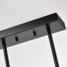 Load image into Gallery viewer, RADIANCE goods Industrial 5 Light Ancient Wood Island Pendant 35" Wide