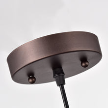 Load image into Gallery viewer, RADIANCE goods Industrial 1 Light Rubbed Bronze Ceiling Pendant 6" Wide
