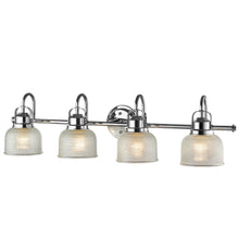 Load image into Gallery viewer, RADIANCE goods 4 Light Chrome Finish Bath Vanity Fixture 34" Wide