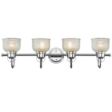 Load image into Gallery viewer, RADIANCE goods 4 Light Chrome Finish Bath Vanity Fixture 34" Wide