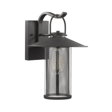 Load image into Gallery viewer, RADIANCE goods 1 Light Textured Black Outdoor Wall Sconce 14" Tall