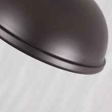 Load image into Gallery viewer, RADIANCE goods Industrial 1 Light Rubbed Bronze Ceiling Pendant 10" Wide