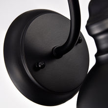 Load image into Gallery viewer, RADIANCE goods 1 Light Textured Black Indoor Wall Sconce 8" Wide