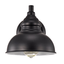 Load image into Gallery viewer, RADIANCE goods 1 Light Textured Black Indoor Wall Sconce 8" Wide