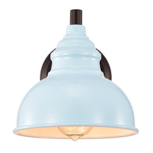 Load image into Gallery viewer, RADIANCE goods 1 Light Oil Rubbed Bronze/White Indoor Wall Sconce 8" Wide