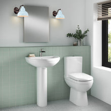 Load image into Gallery viewer, RADIANCE goods 1 Light Oil Rubbed Bronze/White Indoor Wall Sconce 8" Wide