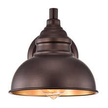 Load image into Gallery viewer, RADIANCE goods 1 Light Oil Rubbed Bronze Indoor Wall Sconce 8" Wide