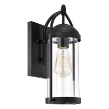 Load image into Gallery viewer, RADIANCE goods 1 Light Textured Black Outdoor Wall Sconce 15" Tall