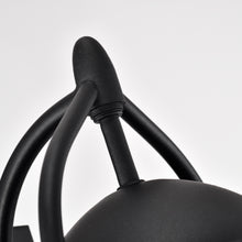 Load image into Gallery viewer, RADIANCE goods 1 Light Textured Black Outdoor Wall Sconce 15" Tall