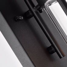 Load image into Gallery viewer, RADIANCE goods 1 Light Textured Black Outdoor Wall Sconce 15" Tall