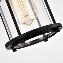 Load image into Gallery viewer, RADIANCE goods 1 Light Textured Black Outdoor Wall Sconce 13" Tall