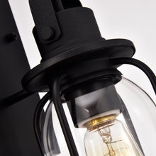 Load image into Gallery viewer, RADIANCE goods 1 Light Textured Black Outdoor Wall Sconce 13" Tall