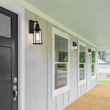 Load image into Gallery viewer, RADIANCE goods 1 Light Textured Black Outdoor Wall Sconce 13" Tall