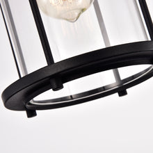 Load image into Gallery viewer, RADIANCE goods 1 Light Textured Black Outdoor Wall Sconce 15" Tall