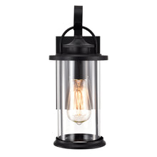 Load image into Gallery viewer, RADIANCE goods 1 Light Textured Black Outdoor Wall Sconce 13" Tall
