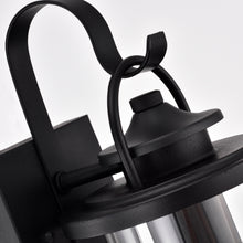 Load image into Gallery viewer, RADIANCE goods 1 Light Textured Black Outdoor Wall Sconce 13" Tall