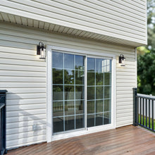 Load image into Gallery viewer, RADIANCE goods 1 Light Textured Black Outdoor Wall Sconce 13" Tall