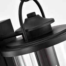 Load image into Gallery viewer, RADIANCE goods 1 Light Textured Black Outdoor Wall Sconce 15" Tall