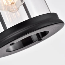 Load image into Gallery viewer, RADIANCE goods 1 Light Textured Black Outdoor Wall Sconce 15" Tall