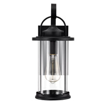 Load image into Gallery viewer, RADIANCE goods 1 Light Textured Black Outdoor Wall Sconce 15" Tall