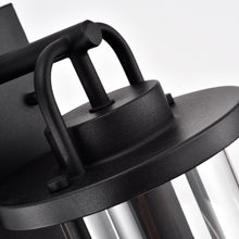Load image into Gallery viewer, RADIANCE goods 1 Light Textured Black Outdoor Wall Sconce 13" Tall