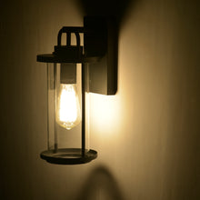 Load image into Gallery viewer, RADIANCE goods 1 Light Textured Black Outdoor Wall Sconce 13" Tall