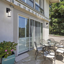 Load image into Gallery viewer, RADIANCE goods 1 Light Textured Black Outdoor Wall Sconce 13" Tall