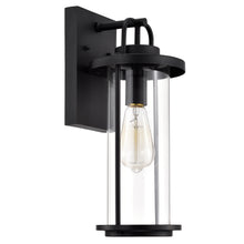 Load image into Gallery viewer, RADIANCE goods 1 Light Textured Black Outdoor Wall Sconce 16" Tall