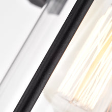 Load image into Gallery viewer, RADIANCE goods 1 Light Textured Black Outdoor Wall Sconce 16" Tall