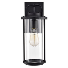 Load image into Gallery viewer, RADIANCE goods 1 Light Textured Black Outdoor Wall Sconce 16" Tall