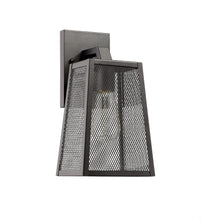 Load image into Gallery viewer, 2D286-BK12OD RADIANCE goods 1 Light Textured Black Outdoor Wall Sconce 12" Tall