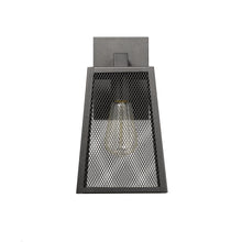 Load image into Gallery viewer, 2D286-BK12OD RADIANCE goods 1 Light Textured Black Outdoor Wall Sconce 12" Tall