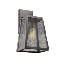 Load image into Gallery viewer, 2D286-BK15OD RADIANCE goods 1 Light Textured Black Outdoor Wall Sconce 15" Tall