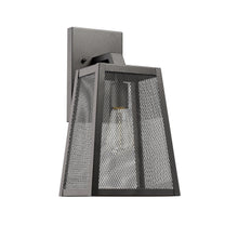 Load image into Gallery viewer, 2D286-BK15OD RADIANCE goods 1 Light Textured Black Outdoor Wall Sconce 15" Tall