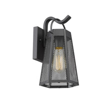 Load image into Gallery viewer, 2D288-BK12OD RADIANCE goods 1 Light Textured Black Outdoor Wall Sconce 12" Tall