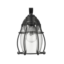 Load image into Gallery viewer, 2D291-BK10OD RADIANCE goods 1 Light Textured Black Outdoor Wall Sconce 10" Tall