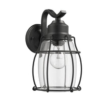 Load image into Gallery viewer, 2D291-BK11OD RADIANCE goods 1 Light Textured Black Outdoor Wall Sconce 11" Tall