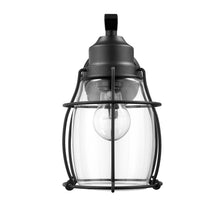 Load image into Gallery viewer, 2D291-BK11OD RADIANCE goods 1 Light Textured Black Outdoor Wall Sconce 11" Tall