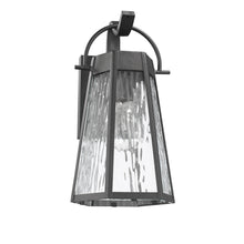 Load image into Gallery viewer, 2D294-BK12OD RADIANCE goods 1 Light Textured Black Outdoor Wall Sconce 12" Tall
