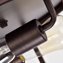 Load image into Gallery viewer, RADIANCE goods 2 Light Rubbed Bronze Finish Flush Mount Ceiling Fixture 12" Wide